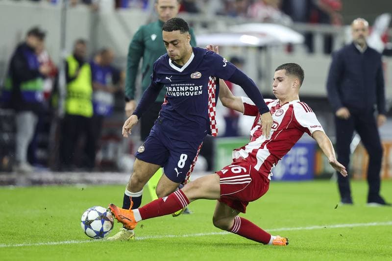 Football. UEFA Champions League. Olympiacos - PSV Eindhoven. 04.11.2025