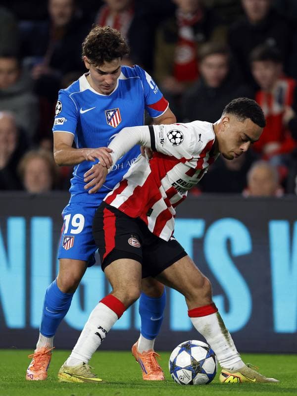 Football. UEFA Champions League. PSV Eindhoven - Atletico Madrid. 09.12.2025