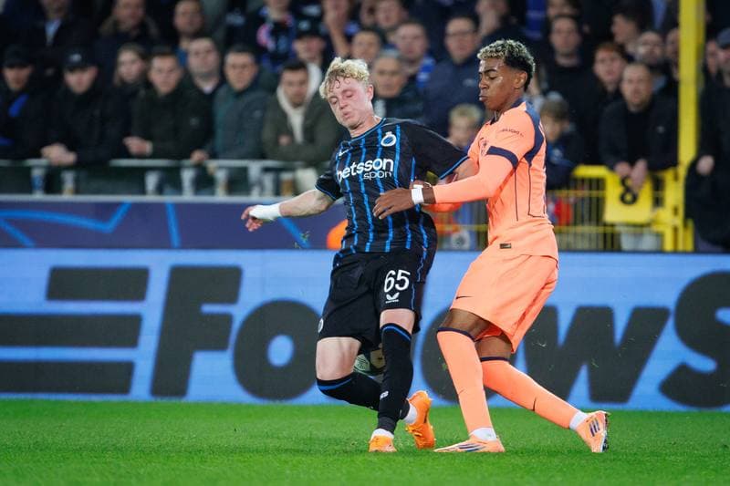 Football. UEFA Champions League. Club Brugge - Barcelona. 05.11.2025