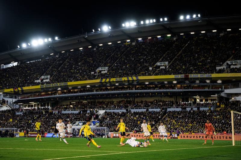 Football. FIFA World Cup Qualifier. Sweden - Kosovo. 13.10.2025