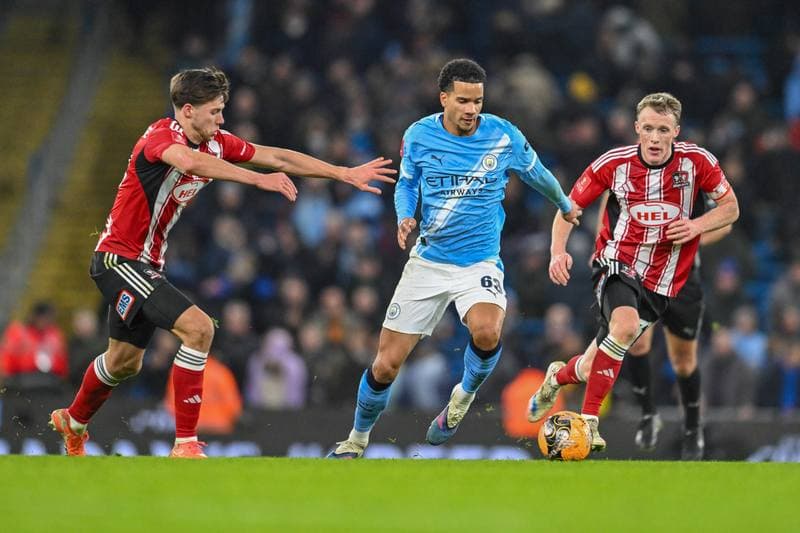 Football. Emirates FA Cup. Manchester City - Exeter City. 10.01.2026