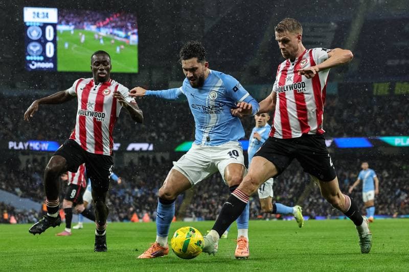 Football. Carabao Cup. Manchester City - Brentford. 17.12.2025