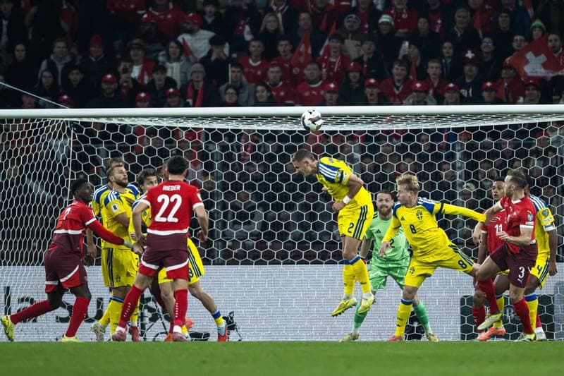 Football. FIFA World Cup Qualifier. Switzerland - Sweden. 15.11.2025