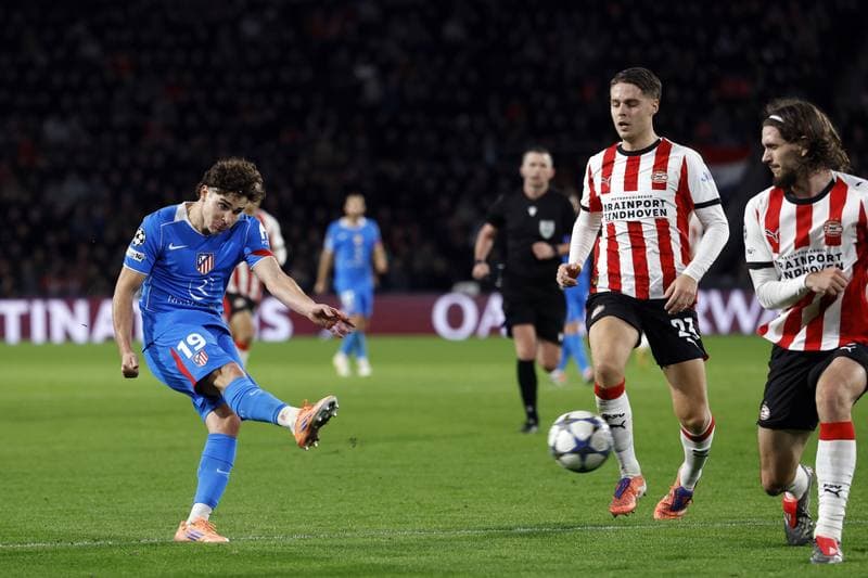Football. UEFA Champions League. PSV Eindhoven - Atletico Madrid. 09.12.2025