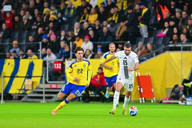 Football. FIFA World Cup Qualifiers. Sweden - Slovenia. 18.11.2025