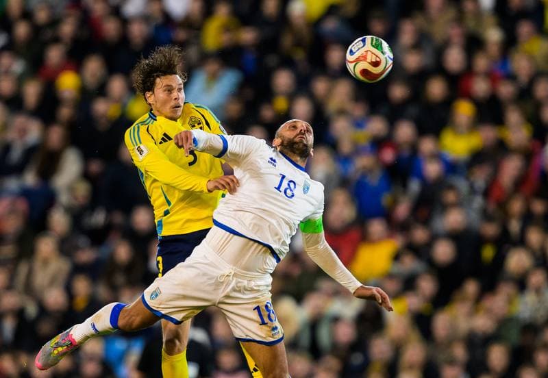 Football. FIFA World Cup Qualifier. Sweden - Kosovo. 13.10.2025