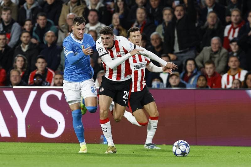 Football. UEFA Champions League. PSV Eindhoven - Napoli. 21.10.2025