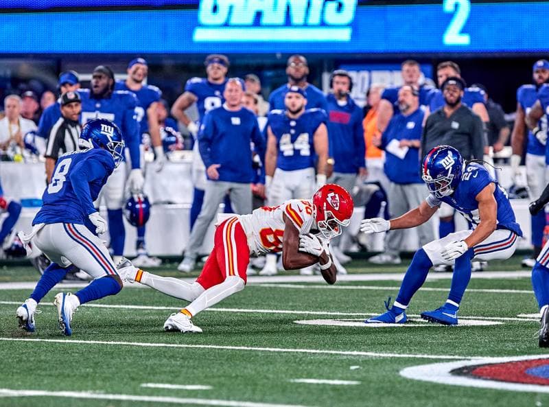 Football. NFL. Kansas City Chiefs - New York Giants. 21.09.2025