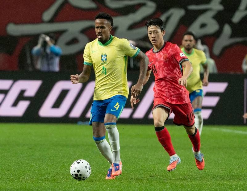 Football. Friendly Match. South Korea - Brazil. 10.10.2025