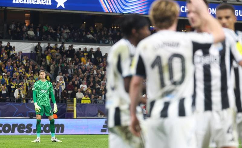 Football. UEFA Champions League. Royale Union Saint-Gilloise - Newcastle United. 01.10.2025