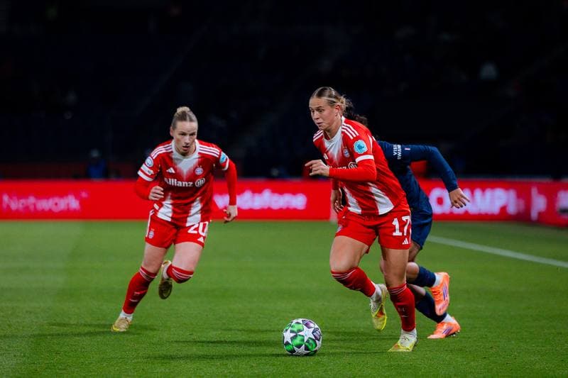 Football. UEFA Women's Champions League. Paris Saint-Germain - FC Bayern Munich. 16.03.2026