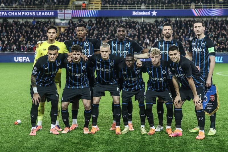 Football. UEFA Champions League. Club Brugge - Arsenal. 10.12.2025
