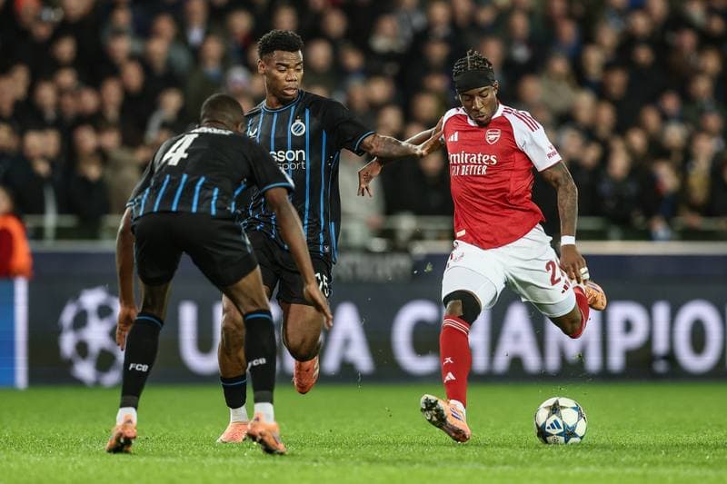 Football. UEFA Champions League. Club Brugge - Arsenal. 10.12.2025