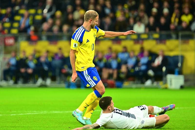 Football. FIFA World Cup Qualifiers. Sweden - Slovenia. 18.11.2025