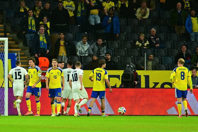Football. FIFA World Cup Qualifiers. Sweden - Slovenia. 18.11.2025