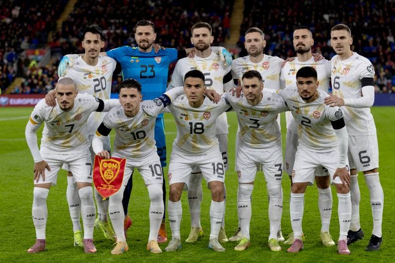 Football. 2026 FIFA World Cup Qualifiers. Wales - North Macedonia. 18.11.2025