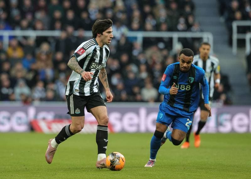 Football. Emirates FA Cup. Newcastle United - Bournemouth. 10.01.2026
