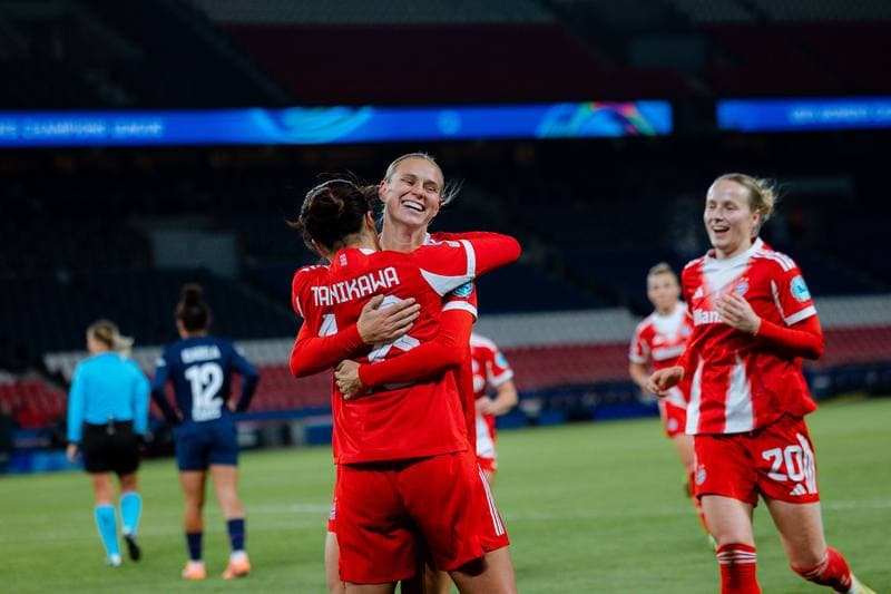 Football. UEFA Women's Champions League. Paris Saint-Germain - FC Bayern Munich. 16.03.2026