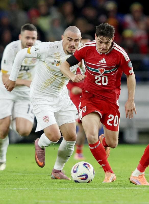 Football. 2026 FIFA World Cup Qualifiers. Wales - North Macedonia. 18.11.2025