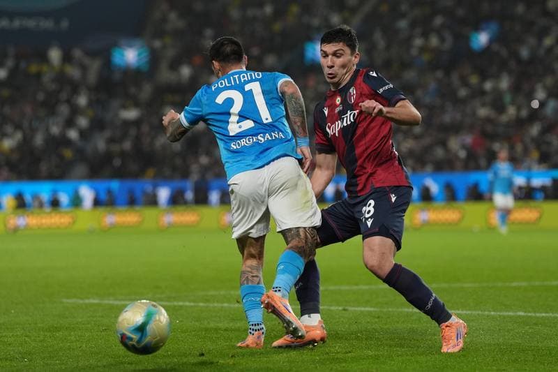 Football. EA Sports FC Supercup. Napoli - Bologna. 22.12.2025