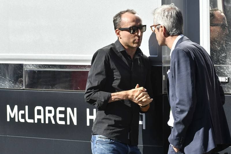 Formula 1. Robert Kubica. Paddock. 01.09.2017
