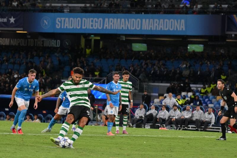 Football. UEFA Champions League. Napoli - Sporting CP. 01.10.2025