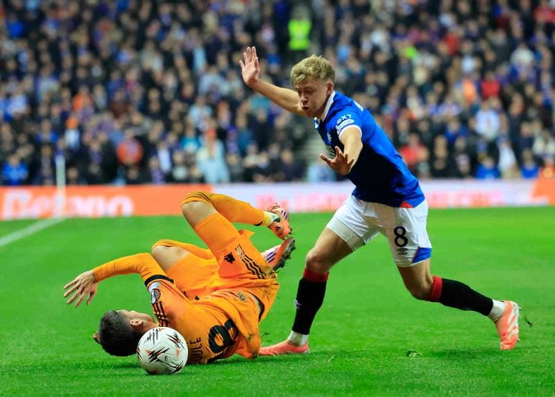 Football. UEFA Europa League. Rangers - A.S. Roma. 06.11.2025