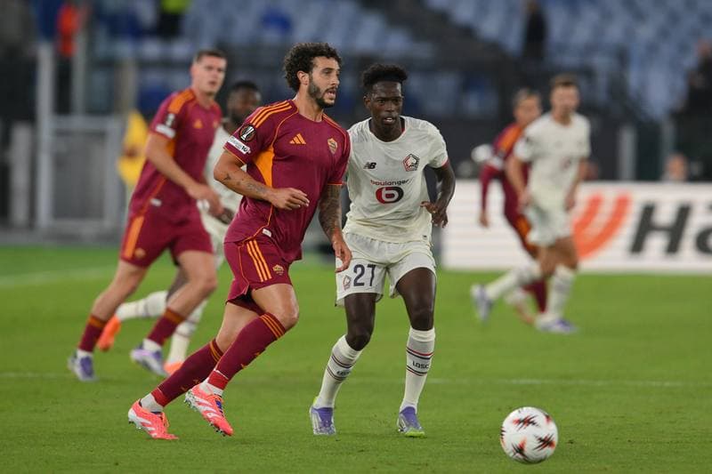 Football. UEFA Europa League. AS Roma - Lille. 02.10.2025