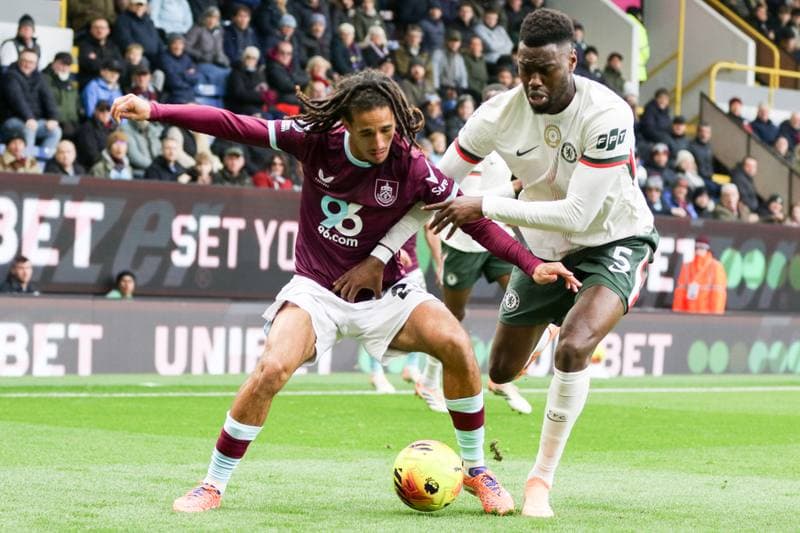 Football. Premier League. Burnley - Chelsea. 22.11.2025