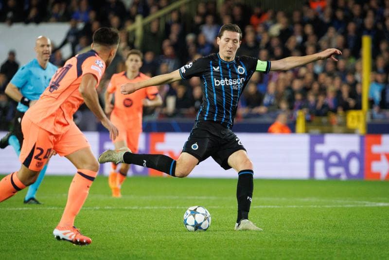 Football. UEFA Champions League. Club Brugge - Barcelona. 05.11.2025