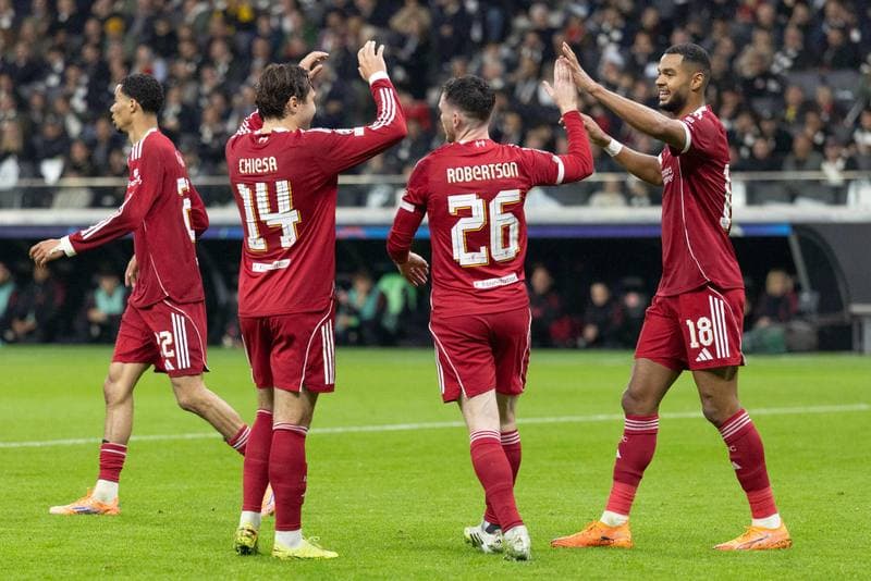 Football. UEFA Champions League. Eintracht Frankfurt - Liverpool. 22.10.2025