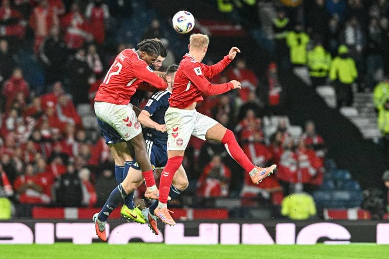 Football. 2026 FIFA World Cup Qualifiers. Scotland - Denmark. 18.11.2025