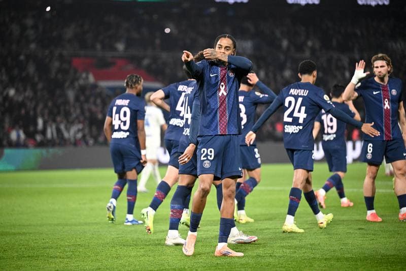 Football. Ligue 1. Paris Saint-Germain - RC Strasbourg Alsace. 17.10.2025