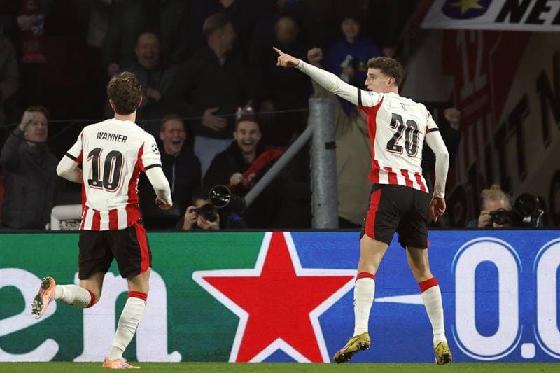 Football. UEFA Champions League. PSV Eindhoven - Atletico Madrid. 09.12.2025