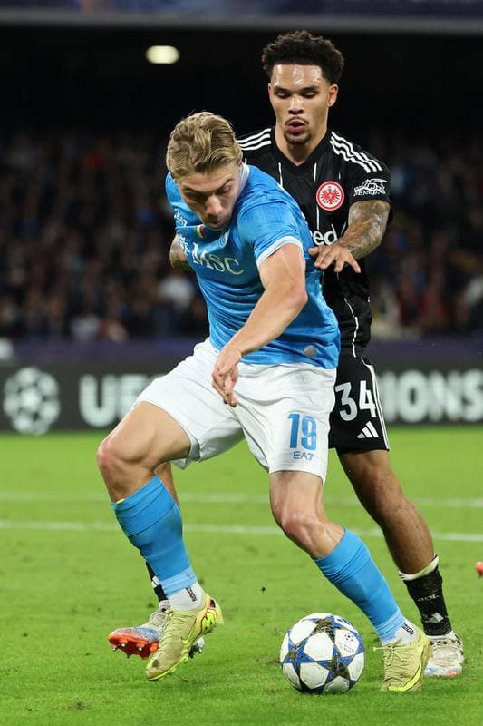 Football. UEFA Champions League. SSC Napoli - Eintracht Frankfurt. 04.11.2025