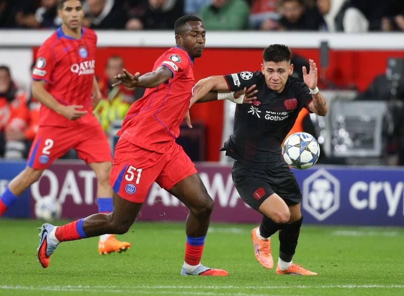 Football. UEFA Champions League. Bayer Leverkusen - Paris Saint-Germain. 21.10.2025
