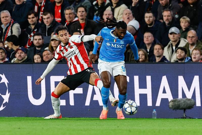 Football. UEFA Champions League. PSV Eindhoven - Napoli. 21.10.2025
