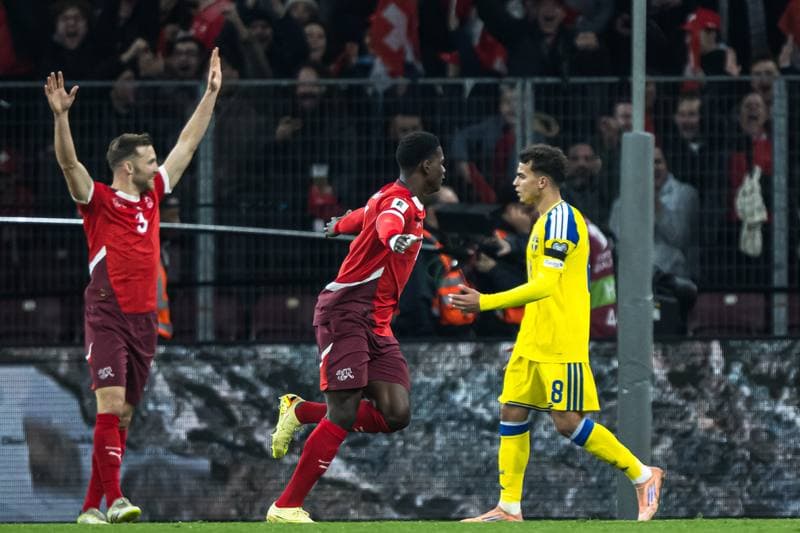 Football. FIFA World Cup Qualifier. Switzerland - Sweden. 15.11.2025
