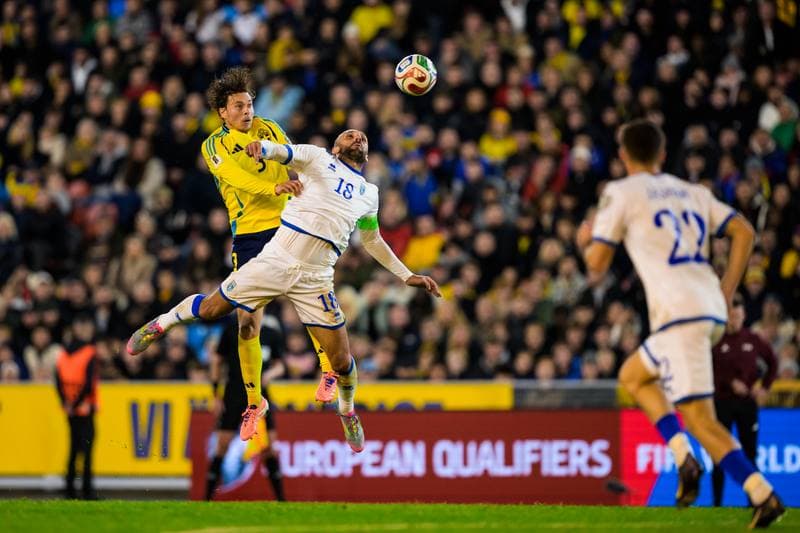 Football. FIFA World Cup Qualifier. Sweden - Kosovo. 13.10.2025