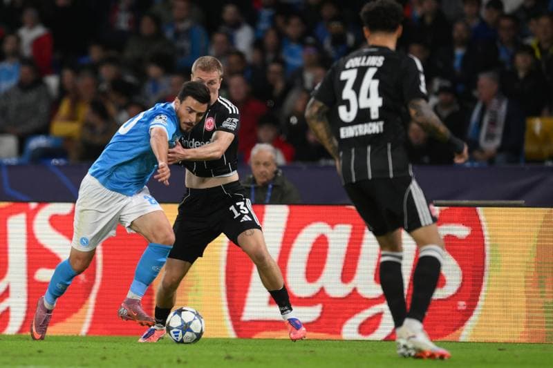 Football. UEFA Champions League. Napoli - Eintracht Frankfurt. 04.11.2025