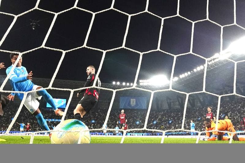 Football. EA Sports FC Supercup. Napoli - AC Milan. 18.12.2025