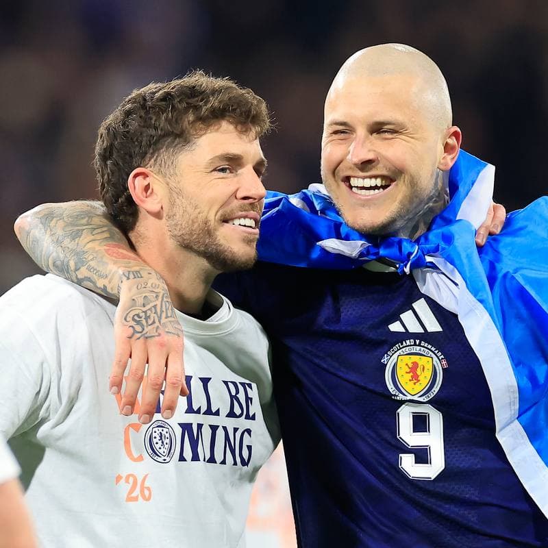 Football. 2026 FIFA World Cup Qualifiers. Scotland - Denmark. 18.11.2025