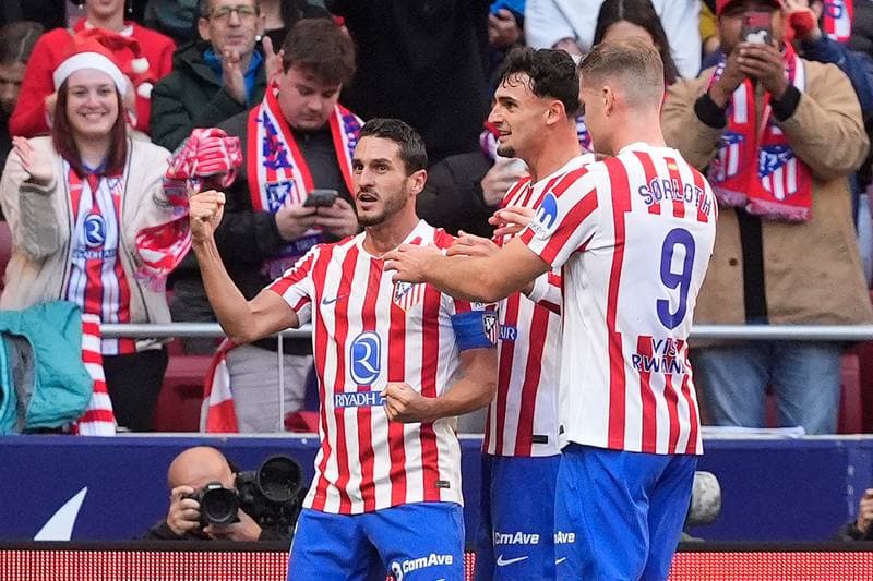 Football. La Liga. Atletico Madrid - Valencia CF. 13.12.2025