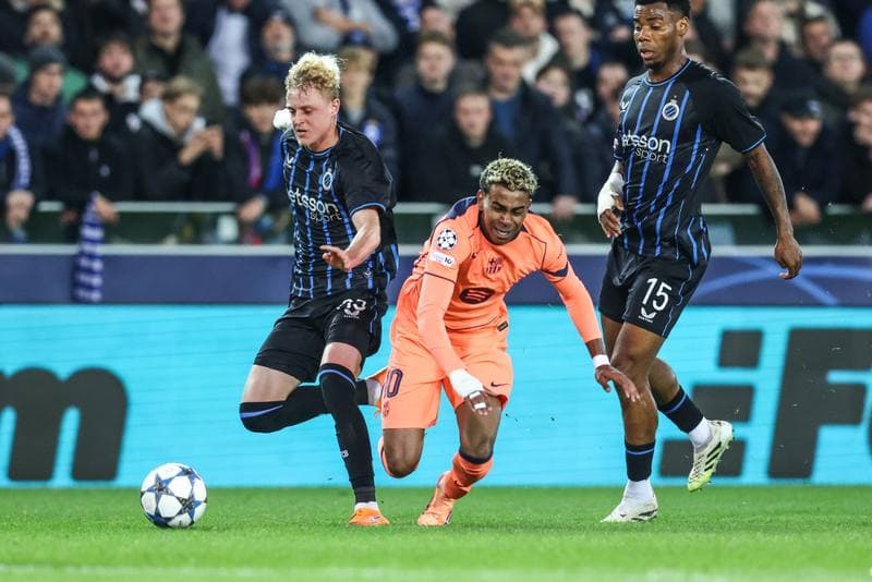 Football. UEFA Champions League. Club Brugge - Barcelona. 05.11.2025