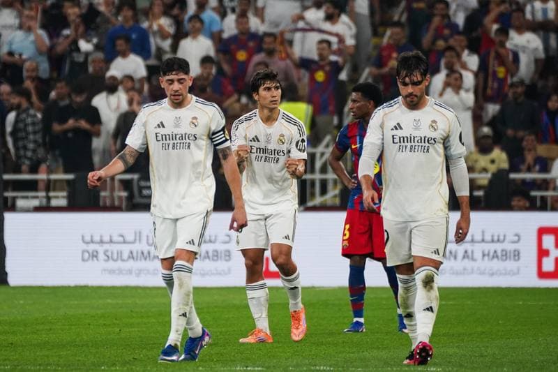 Football. Spanish Super Cup. Barcelona - Real Madrid. 11.01.2026
