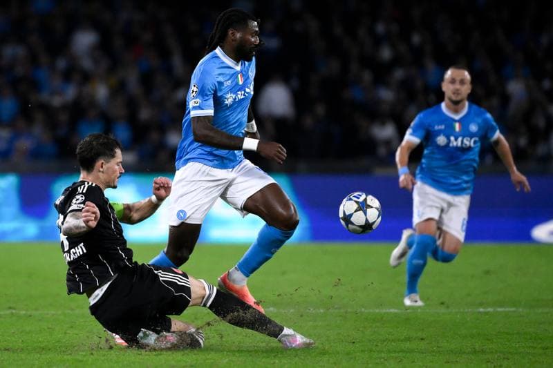Football. UEFA Champions League. SSC Napoli - Eintracht Frankfurt. 04.11.2025