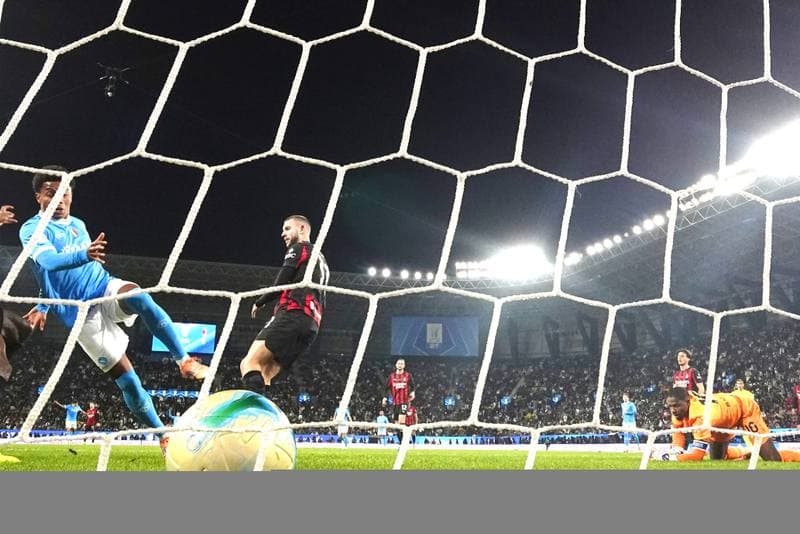 Football. EA Sports FC Supercup. Napoli - AC Milan. 18.12.2025