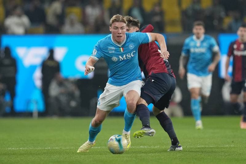 Football. EA Sports FC Supercup. Napoli - Bologna. 22.12.2025