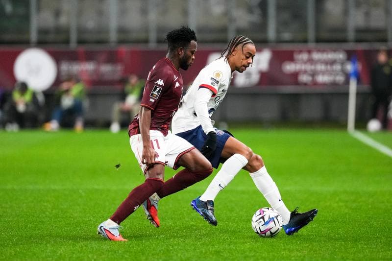 Football. Ligue 1. FC Metz - Paris Saint-Germain. 13.12.2025