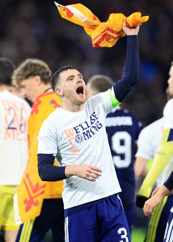 Football. 2026 FIFA World Cup Qualifiers. Scotland - Denmark. 18.11.2025